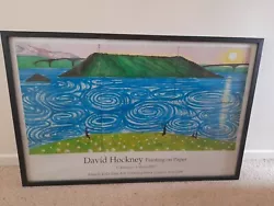 Buy VINTAGE  David Hockney Framed  Woigate Woods  A3 Fine Art Oil Paint Print  2005 • 295£