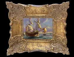 Buy Original Oil Painting On Canvas Seascape Handmade Wooden Frame By Kayvon • 120£