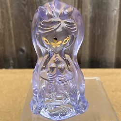 Buy Junko Mizuno Ikea Glass Figure Scupture Purple Målerås Art Event 2018 Nocturnal • 39£