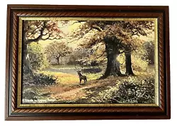 Buy Vintage Acrylic On Board A Glade In Epping Forest Framed Painting  • 39.99£