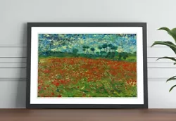 Buy Van Gogh Poppy Field Poppies  FRAMED WALL ART POSTER PAINTING PRINT 4 SIZES • 14.99£