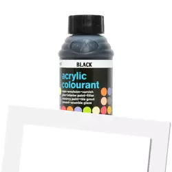 Buy Polyvine Acrylic Colourant Black 50g • 2.62£