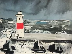 Buy '' Cornish Harbour Storm''  By A Shenton Influenced By Alfred Wallis • 20£