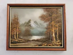 Buy Framed Oil Painting Of Countryside Forest Scene With Lake Signed By G Whitman • 45£