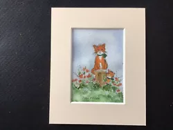 Buy Aceo Original Watercolour Painting By Toni Ginger Cats I Can See You • 7.30£
