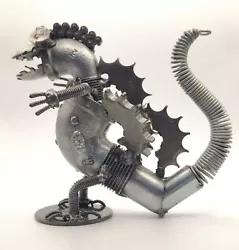 Buy Metal Dinosaur Figure Handmade Sculpture Welded ~Nut & Bolt~ Dragon • 24.47£