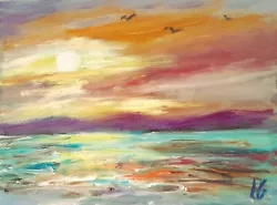 Buy Original Art-sunset/seascape-oils • 20£