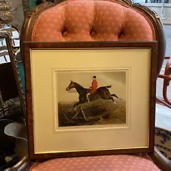 Buy Vintage Cassells Horse Irish Hunter Stallion Print Framed Antique Country Hunt • 25£