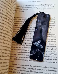 Buy Original Hand Painted, Mountain Galaxy Bookmark On Wooden Board Perfect Gift • 10.77£