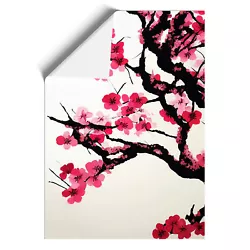 Buy Cherry Blossom Tree Painted Wall Art Print Framed Canvas Picture Poster Decor • 16.95£