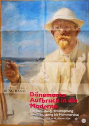 Buy German Exhibition Poster 2013 - Peder Severin Kroyer - Self Portrait * Denmark • 50.32£