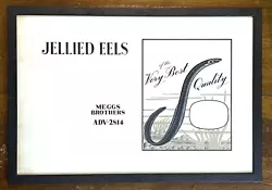 Buy Early 20thC Monochrome Watercolour/Gouache Glazed Illustration For Jellied Eels • 55£
