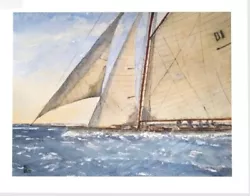 Buy Picture Watercolor Watercolours Sailing Ship-Fine Art Print- 40x30cm  • 79.81£