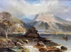 Buy Walter Linsley Meegan Antique Original Oil Painting Scottish Highlands Landscape • 381£