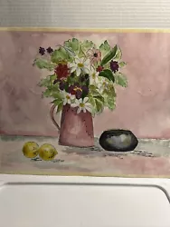 Buy Watercolor Painting By Unlisted Artist Wanda Kucinski Flowers Still Life  • 61.16£
