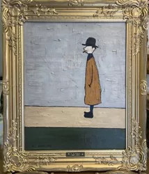 Buy OLD MASTER Signed L S Lowry   On A Walk   Oil Painting 20th CENTURY • 795£