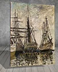 Buy Claude Monet  Bateaux Dans Un Port BOAT SEA FRAMED CANVAS PAINTING ART PRINT 187 • 24.90£