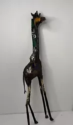 Buy Colorful Recycled Oil Drum Giraffe Sculpture 20  READ • 59.63£