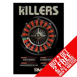 Buy The Killers Bb6 2024 Tour Poster Art Print A4 A3 Size - Buy 2 Get Any 2 Free • 6.97£
