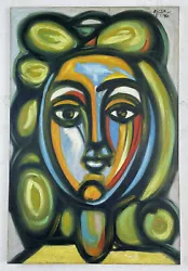 Buy Pablo Picasso (Handmade) Oil Painting On Canvas Signed & Stamped 40 X 60 Cm • 505.70£