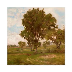 Buy Inness The Elm Tree C1880 Painting Wall Art Canvas Print 24X24 In • 22.99£