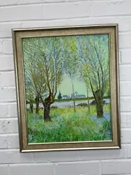 Buy Monet Coby By Anne Crocket Framed Painting 19x22.5  #JG • 10.57£