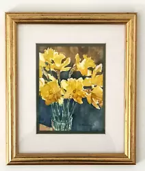 Buy Original Watercolor Painting Of Daffodils Caroline Marinovich Western Australia • 50.77£