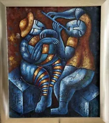 Buy Picasso Style Painting - Artist Known As ‘Hodgkins’ 2009 - Oil Canvas Painting • 100£