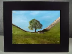 Buy Immortal Legacy, Sycamore Gap Tree, Bob Ross Style, Landscape, Wall Art, Framed • 14.99£