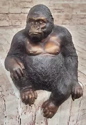 Buy Signed Bronze Kingkong Statue: Limited Edition Gorilla Sculpture Figurine Art • 265.61£