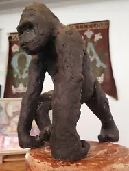 Buy Vintage Plaster Sculptors Maquette Of A Gorilla. Interiors/Sculpture/Figurine. • 115£