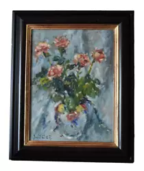 Buy David Griffiths Original Oil Painting Roses Flowers Still Life Welsh Art • 249£