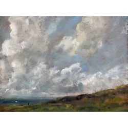 Buy Constable Study Of Clouds Over A Landscape C1821 Painting Canvas Wall Art Print • 13.99£