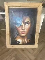 Buy ART UNIQUE PAINTING - Canvas Painting. 1/1 . Rustic Frame • 375£