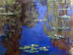 Buy Claude Monet Water Lilies Old Master Art Painting Print Poster 547omb • 11.99£