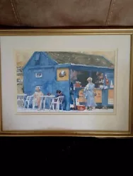 Buy Mary Gundry Of Southwold, Suffolk, Watercolour Painting Of Beach Ice Cream Kiosk • 99.99£