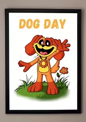 Buy Dog Day, Smiling Critters, Wall Art, A4 Size Choice Of Frame, Poppy Playtime • 9.99£