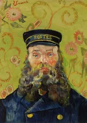 Buy Van Gogh Print - Portrait Of Postman Roulin Wall Art Picture Poster A3 A4 A5 • 8.50£