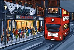 Buy Original Painting By South London Artist Dan, Streatham Caesars On A Night Out . • 100£