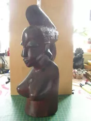 Buy Vintage 'Original' African Sculpture, Tribal Art In Teak Wood • 70£