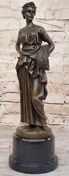 Buy Ceres Greek Goddess: Bronze Sculpture Fine Art Statue For Home Deco Figurine LRG • 135.52£