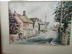 Buy Beautiful Watercolour Picture. J.L. Woolley. Street Scene. Dated. Vgc. • 55£