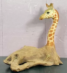 Buy Giraffe African Youth Rick Cain Carved Resin Sculpture Limited Edition 1824/5000 • 28.59£