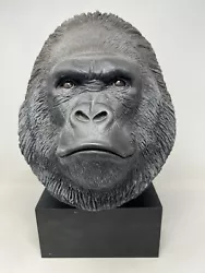 Buy VTG 1997 Signed SANDRA BRUE 12  Gorilla Head SANDICAST Sculpture 20 Lbs • 261.36£