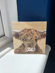 Buy Highland Cow Painting  • 10£