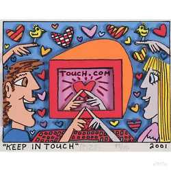Buy James Rizzi Grafik 3d Keep In Touch Computer Love Signiert Pop Art Usa Vp 1795€* • 366.73£