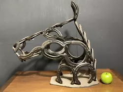Buy A Fine Bespoke Made Horseshoe Iron Horse Head Sculpture • 149£
