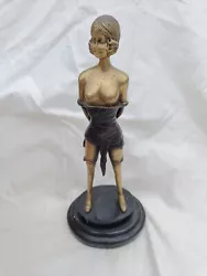 Buy Erotic Bronze Figure Of A Dominatrix The Riding Crop Whiplash Ferdinand Preiss • 64.99£
