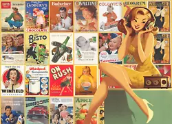 Buy Vintage Retro Advert Posters A4 A5 Fully Laminated • 1.75£