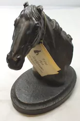 Buy Horse Head Bronze Statue By Jeanne Rynhart - Fine Art Equestrian Sculpture H493 • 49.01£